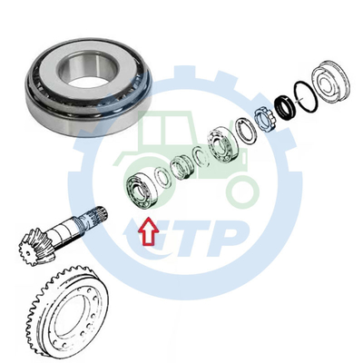 경우 IH 5140 5150 테이퍼 베어링 40*90mm K395090 9968047