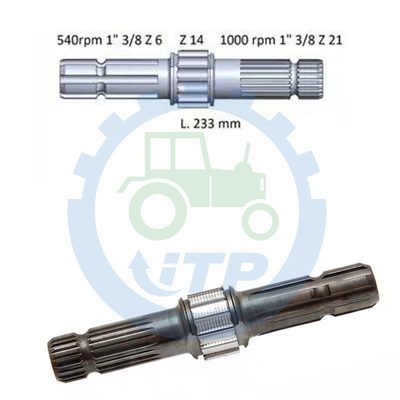 존 디아  0 PTO 축 3.7KG를 위한 L173241 견인차 예비품